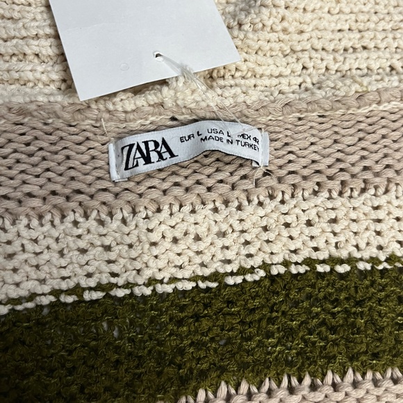 Zara Men's Striped Cardigan - Size L - Picture 6 of 7